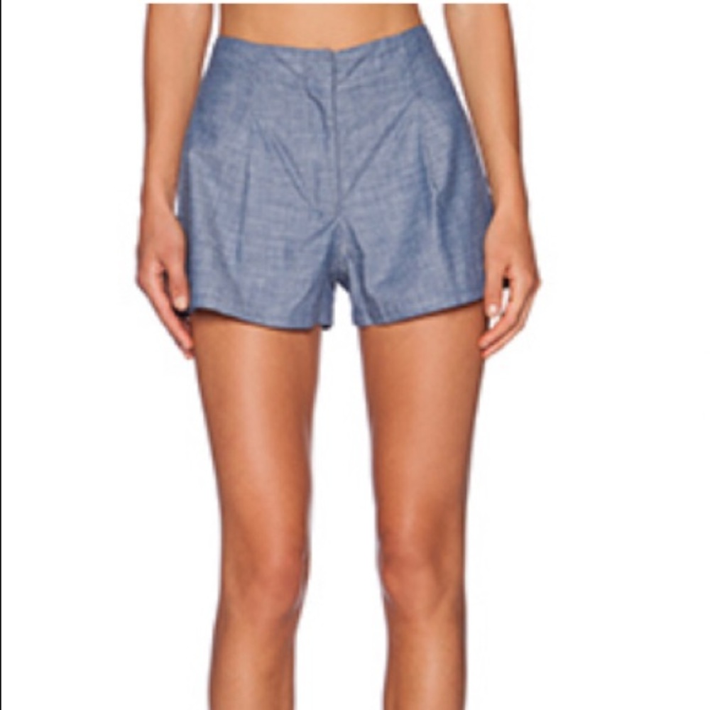 Kain Label Denim Linen Shorts